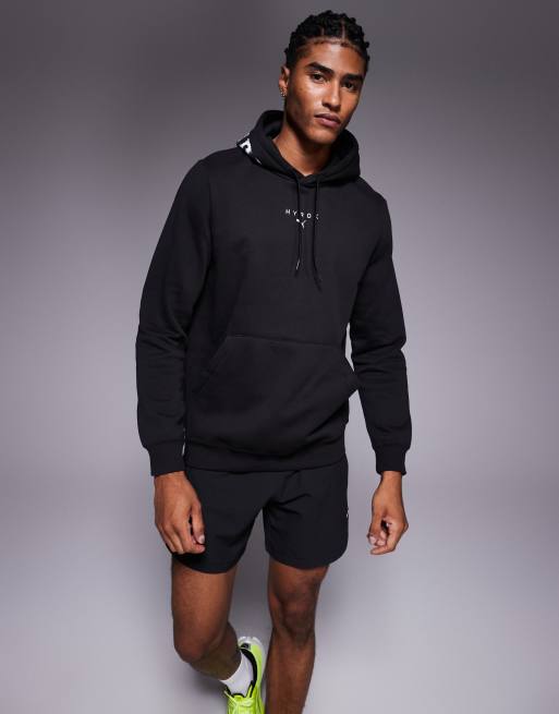 Puma x Hyrox heavyweight hoodie in puma black  