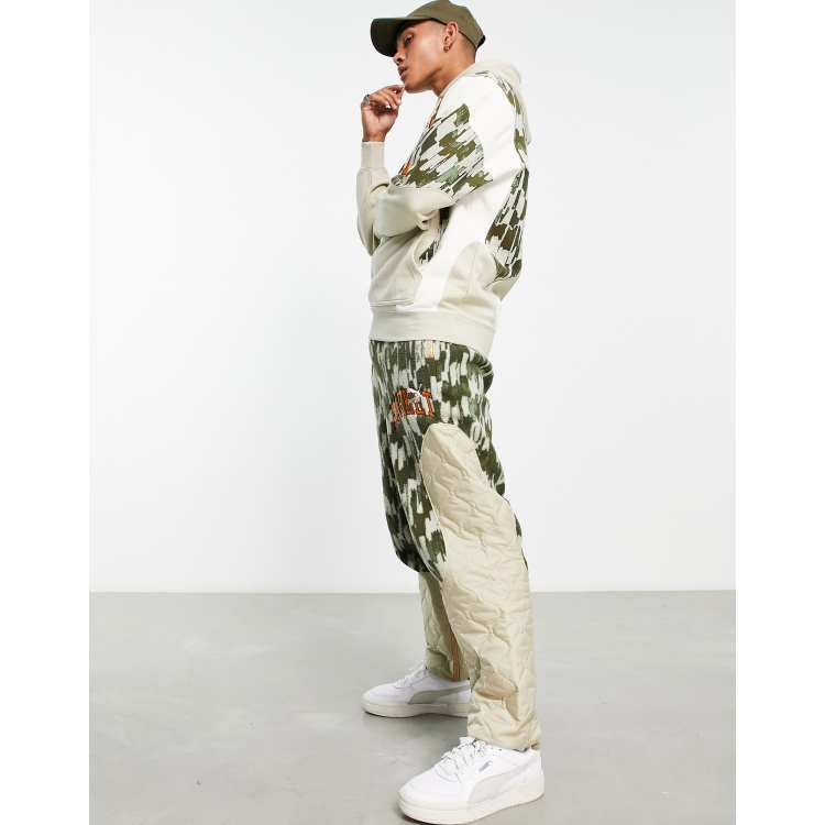 Puma contrast hot sale open pants