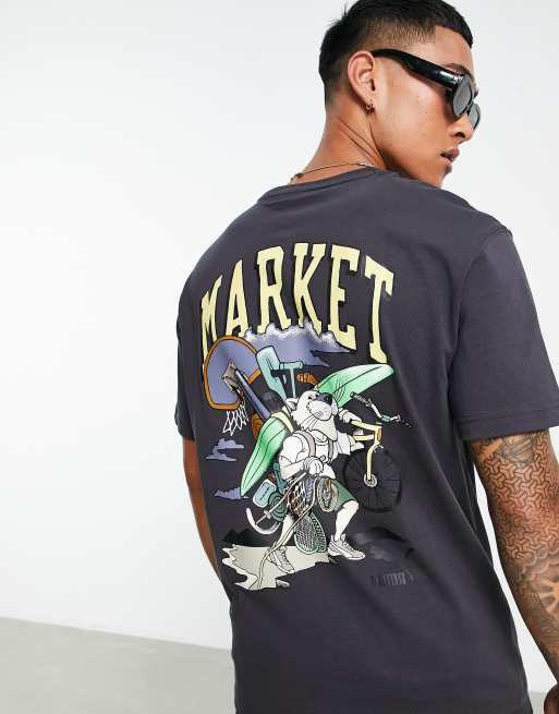 x relaxed graphic in t-shirt ASOS MARKET black | PUMA