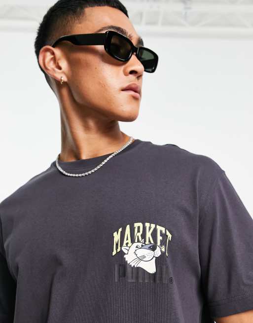 MARKET relaxed graphic black | ASOS