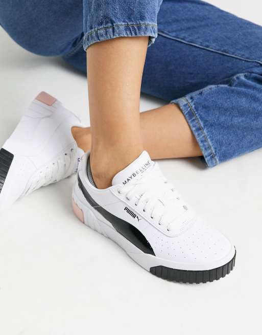 Puma x Maybelline Cali in white black pink ASOS