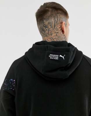 puma x nasa hoodie black
