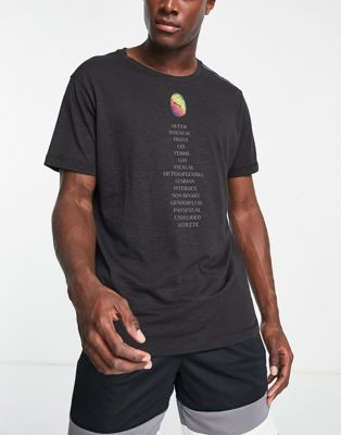 Puma x Out Foundation t-shirt with tape detail in black