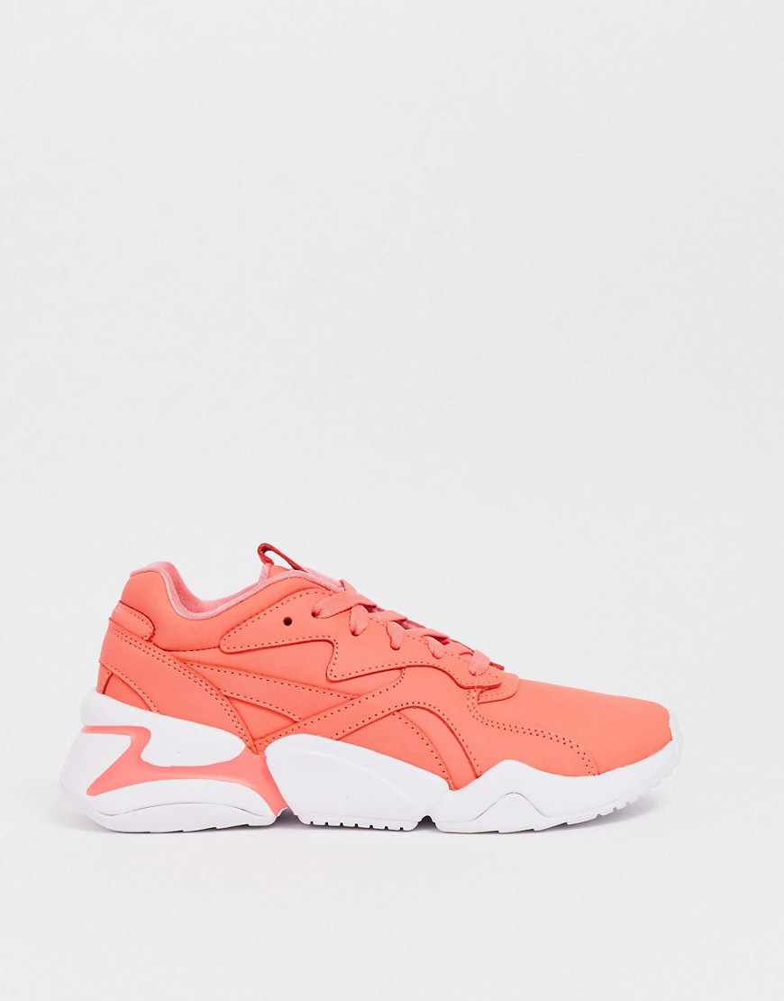Puma x Pantone - Nova - Sneakers arancione corallo vivo