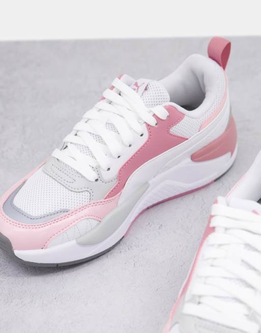puma x ray 2 square pack sneakers roze wit dames