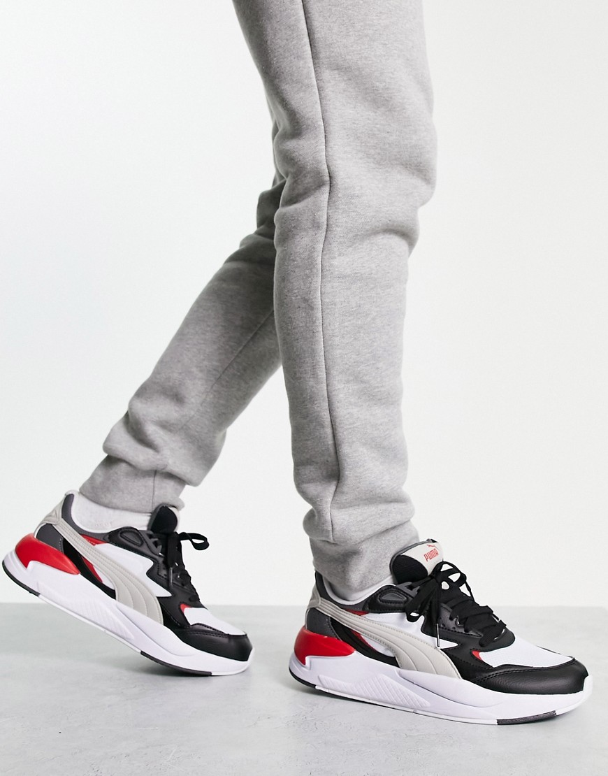 Puma X-Ray Speed trainers in white and red