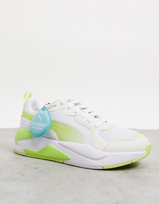 Puma X-Ray trainers in white and yellow