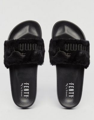 fluffy sandals puma