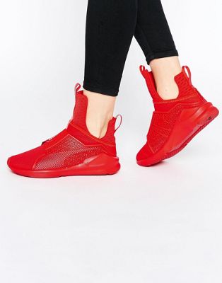 red rihanna puma sneakers