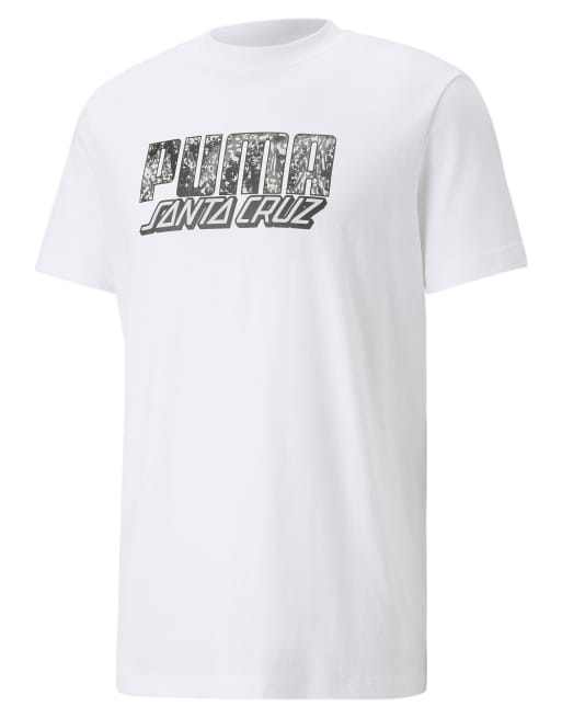 Puma x Santa Cruz graphic t-shirt in white | ASOS