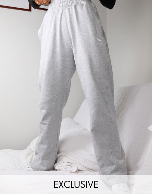 Puma x Stef Fit high waisted joggers in grey marl - Exclusive to ASOS
