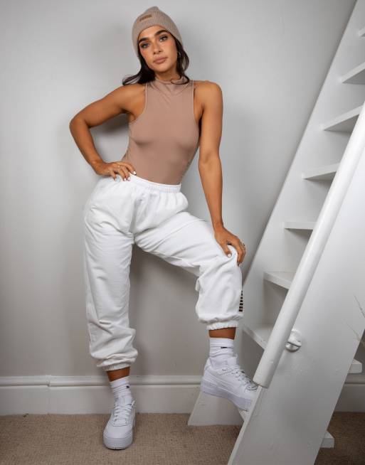 Puma X Stef Fit Oversized Jogger In Off White Exclusive To Asos Asos