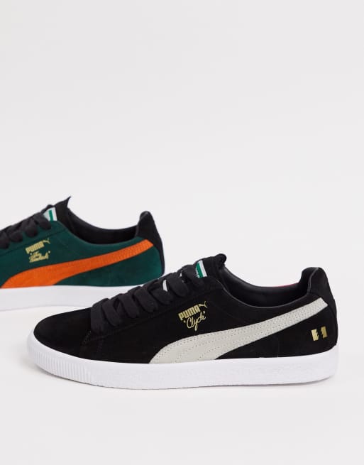 Puma x The Hundreds Clyde sneakers in black