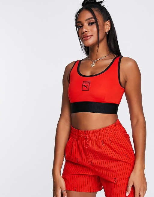 PUMA x VOGUE bra top in red