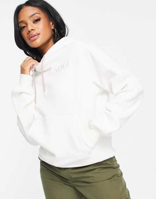 Puma x VOGUE hoodie in white ASOS