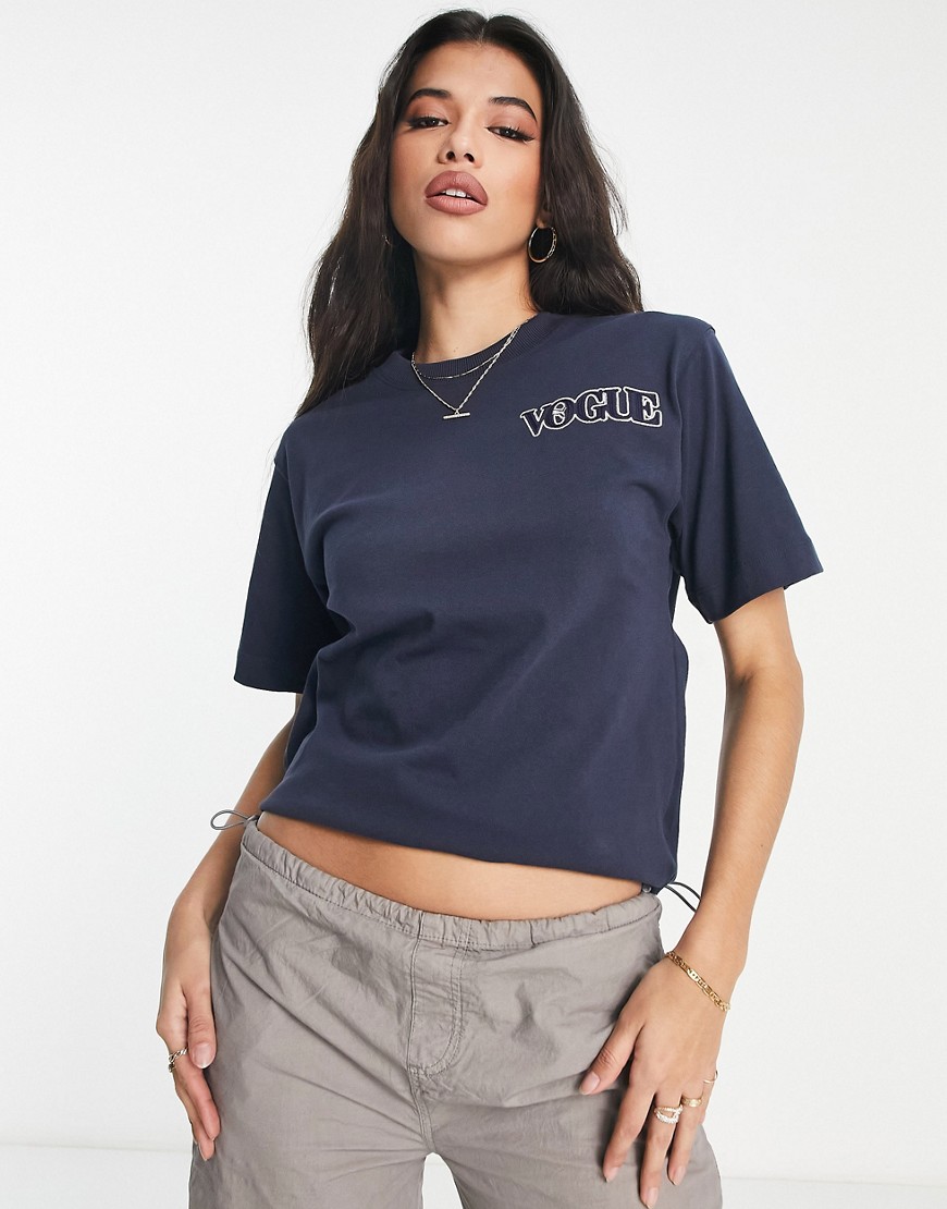 Puma x Vogue relaxed T-shirt in navy