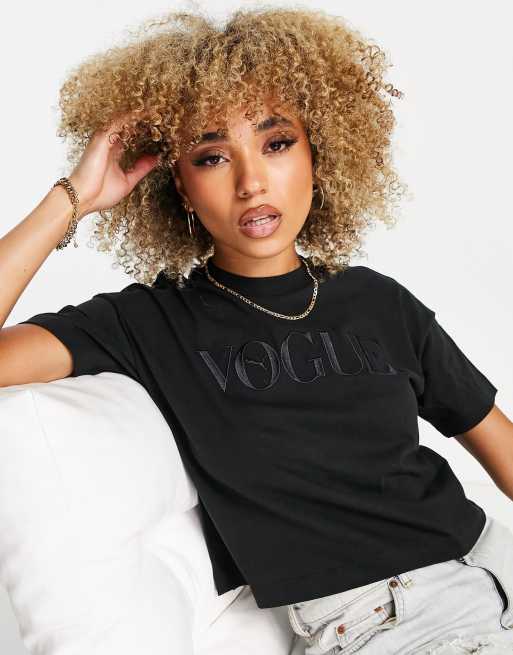 PUMA x Vogue - T-shirt nera con grafica