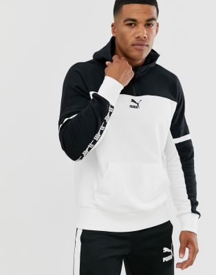 Puma XTG half-zip hoodie in color block 