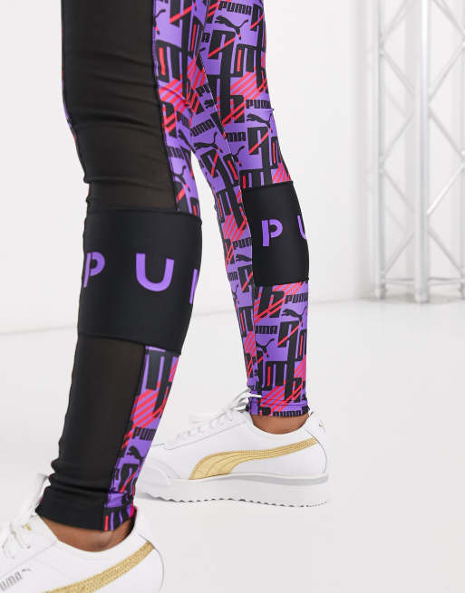 Yellow best sale puma leggings