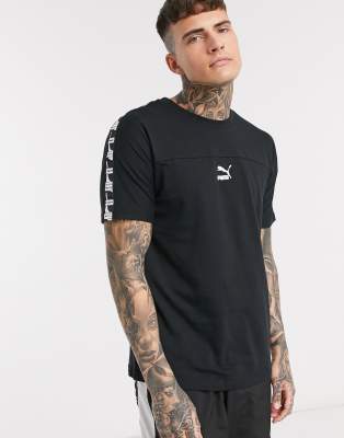 Puma XTG logo t-shirt in black | ASOS