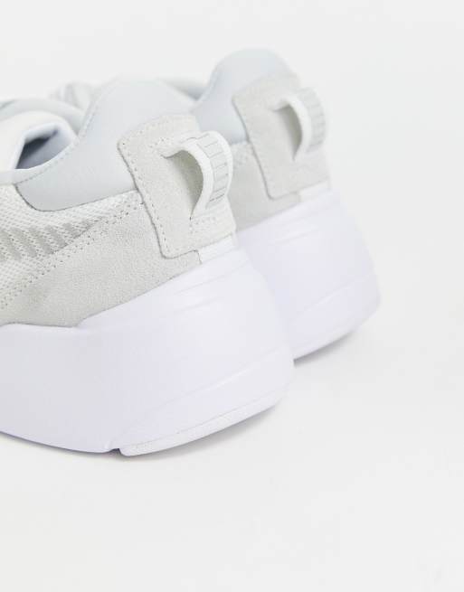 Puma zeta suede sales white