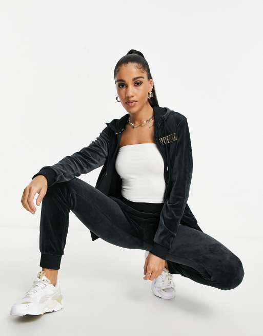 Puma velour hot sale sweatsuit