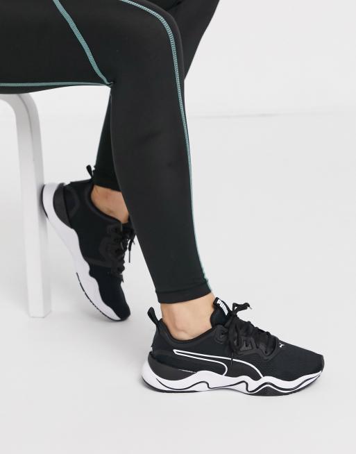 Puma Zone Xt Sneakers In Black Asos