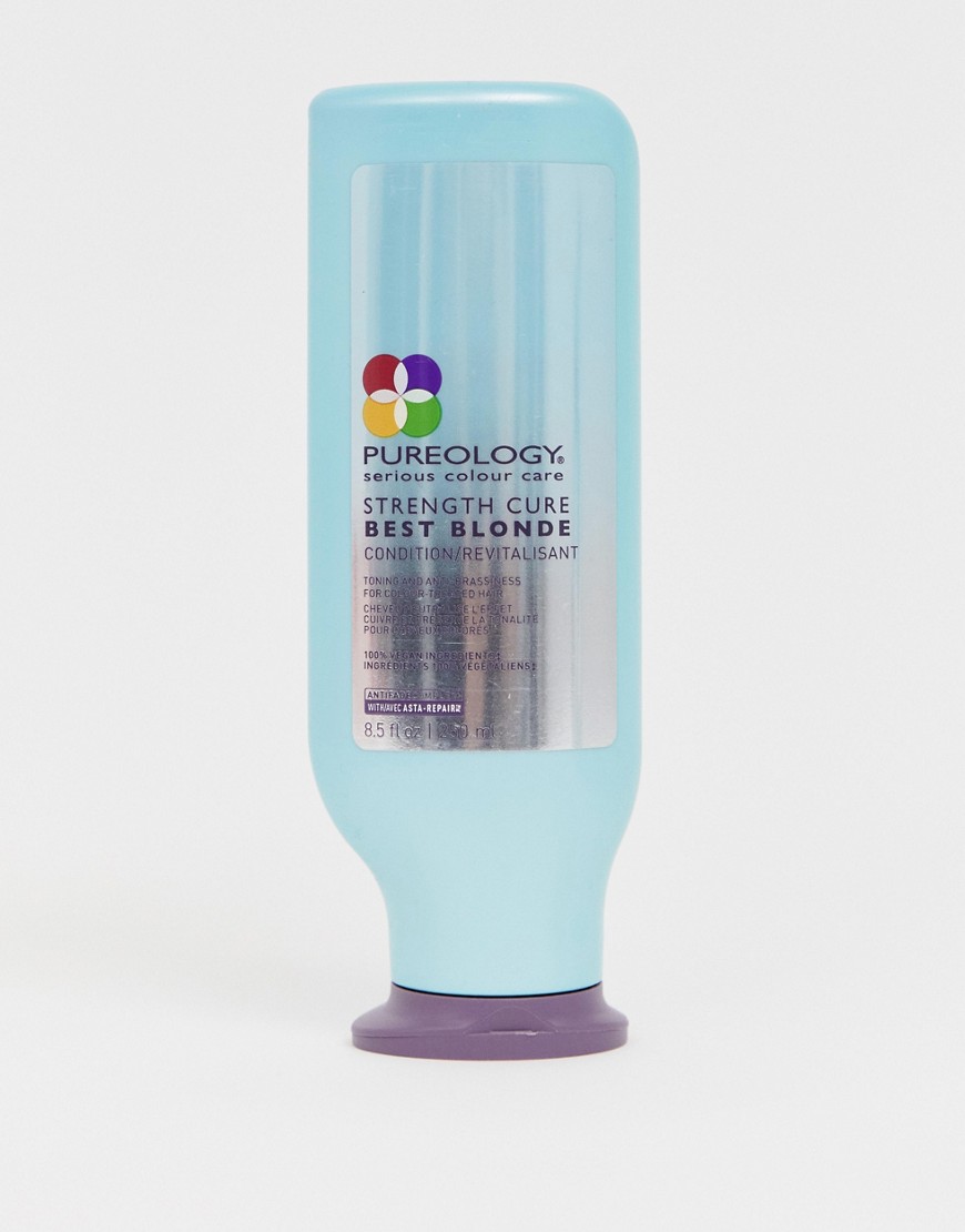 Pureology – Strength Cure Best Blonde Toning Purple Conditioner 250 ml – Balsam-Ingen färg