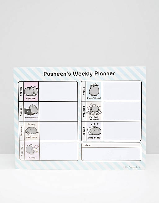 Pusheen Weekly Planner