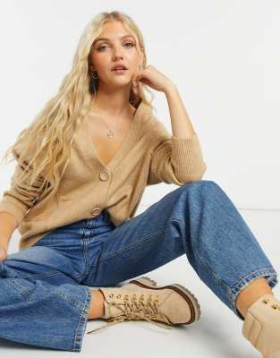 Asos Интернет Магазин Женские Бежевые Кардиганы