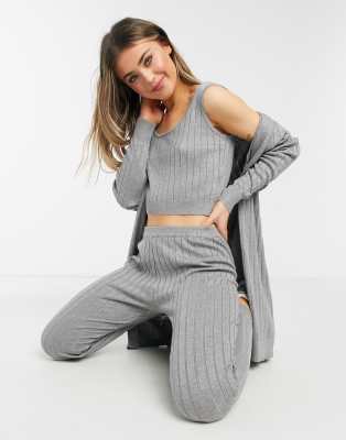 long cardigan loungewear set