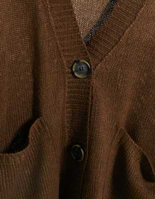 chocolate cardigan