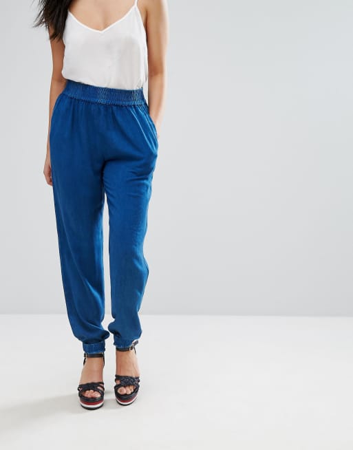 Chambray store joggers womens