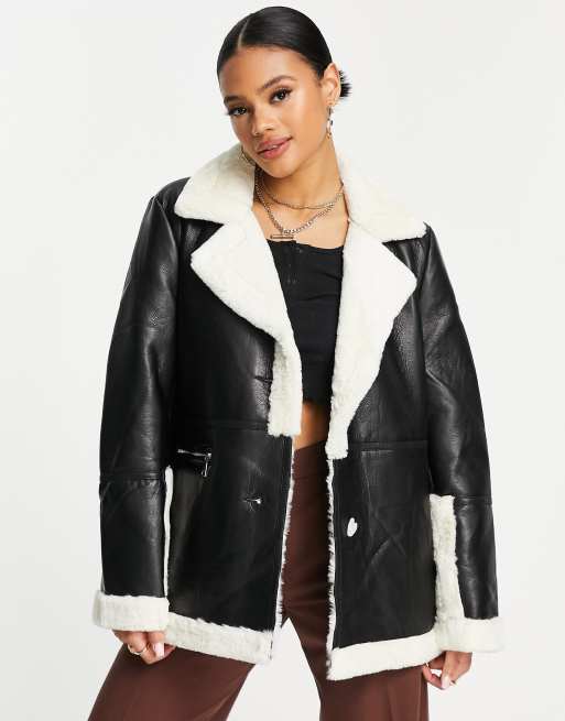 Aviator jacket womens asos best sale