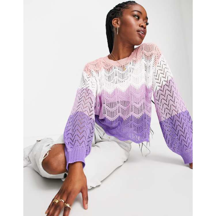 Cropped Jumper Asos Rainbow Jumper Jaded London Lightweight Cut