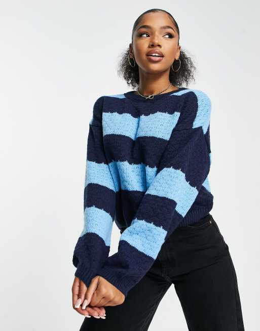 Striped cropped jumper sale