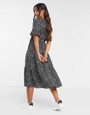 qed london polka dot dress