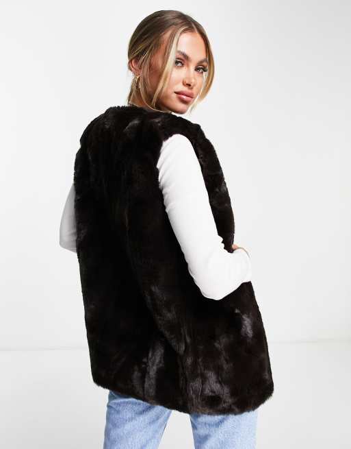 Asos fur clearance gilet