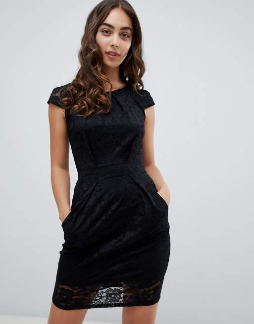 QED London lace tulip dress | ASOS