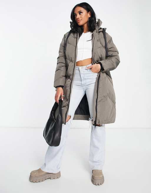 ASOS Gray Puffer Coats & Jackets for Women