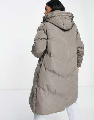 ralph lauren longline puffer jacket