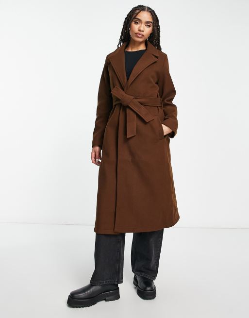 Manteau marron chocolat femme new arrivals