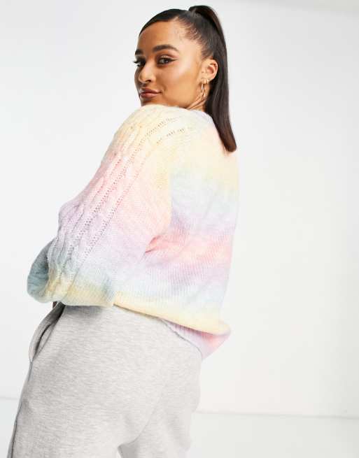 Asos hot sale rainbow sweater