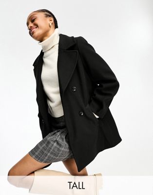 QED London Tall short formal coat in black - ASOS Price Checker