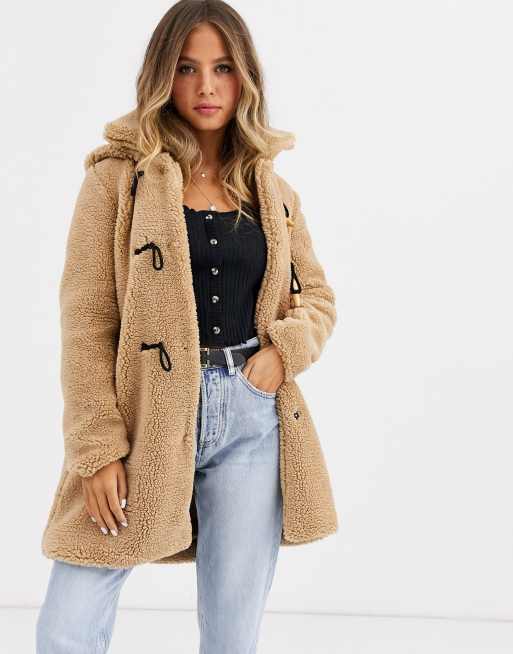 QED London teddy duffle coat | ASOS