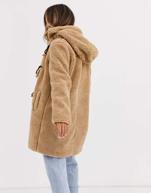 Teddy duffle best sale coat next