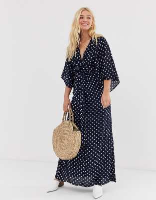 qed london polka dot dress