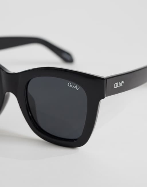 Quay– After Hours – Czarne kwadratowe okulary przeciwsłoneczne , 2 z 3
