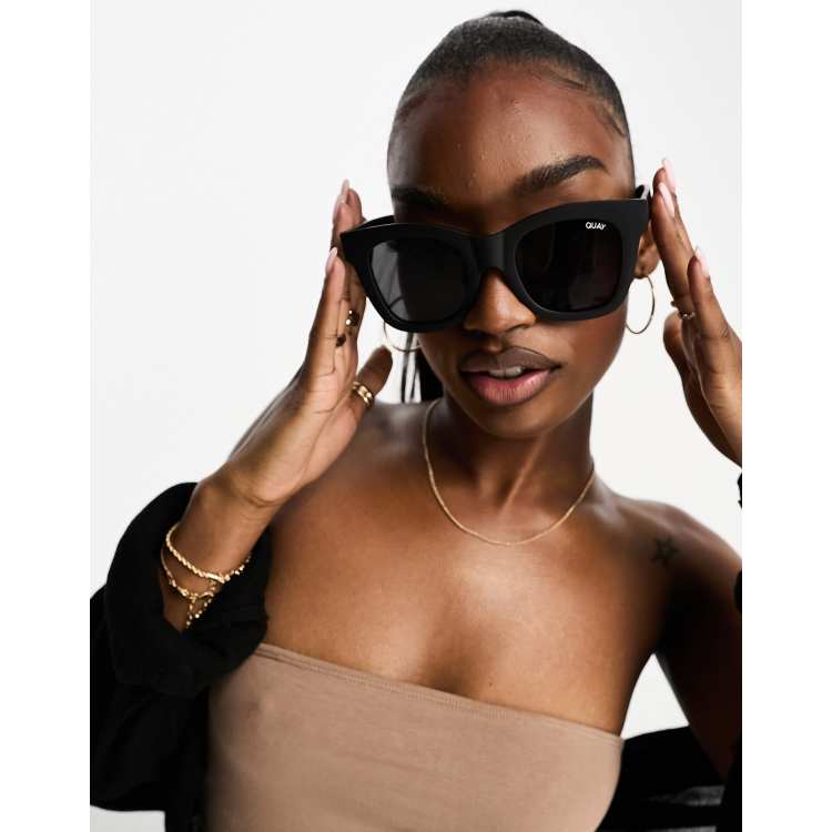 Quay black hot sale after hours sunglasses