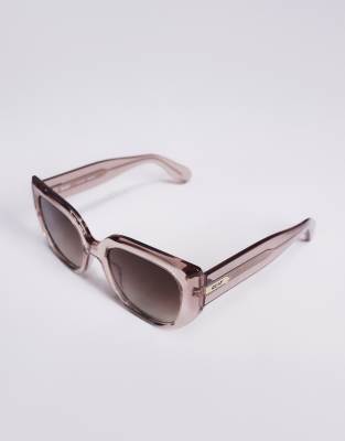 Quay After Hours Square Sunglasses In Purple